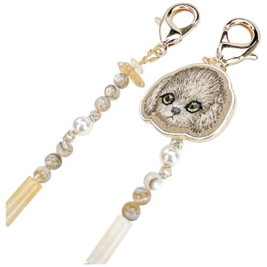 Magnetinis rankenos pakabukas Nimmy Handstrap Bag Charm – rudas 3
