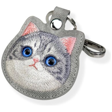 Nimmy New Big Eyed Pet 2.0 Cat Tracker dėklas – pilkas 2