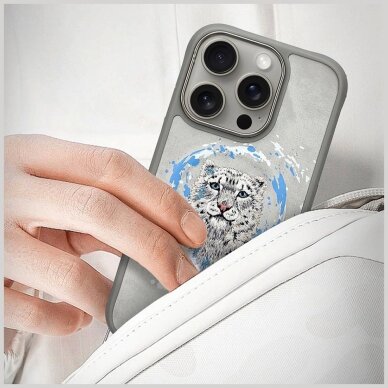 iPhone 16 Pro Nimmy Pantera dėklas su MagSafe – pilkas 9
