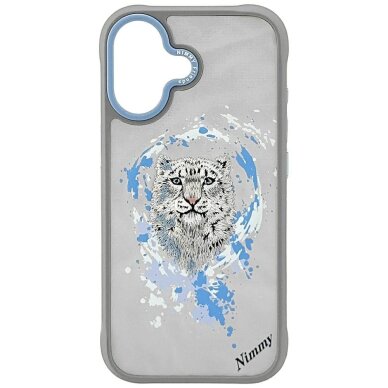 iPhone 17 Nimmy Pantera MagSafe dėklas – šviesiai pilkas