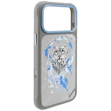 iPhone 17 Pro Nimmy Pantera MagSafe dėklas – šviesiai pilkas 5