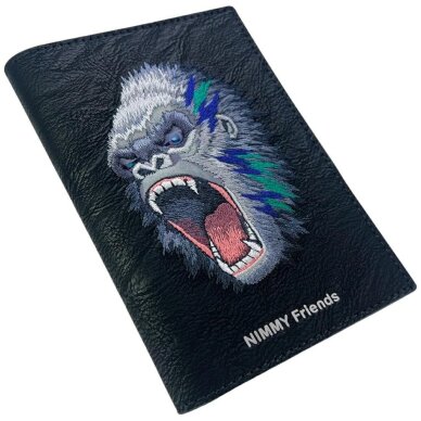 Nimmy Raptor Gorilla paso / piniginės dėklas – juodas 4