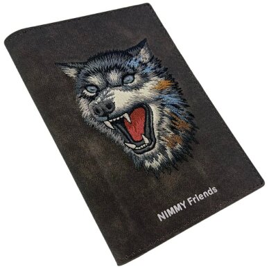 Nimmy Raptor Wolf paso / piniginės dėklas – rudas 4 Nimmy Raptor Wolf paso / piniginės dėklas – rudas 4