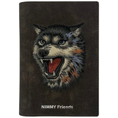 Nimmy Raptor Wolf paso / piniginės dėklas – rudas Nimmy Raptor Wolf paso / piniginės dėklas – rudas