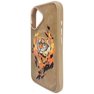 iPhone 16 Nimmy Tiger dėklas su MagSafe – rudas 3
