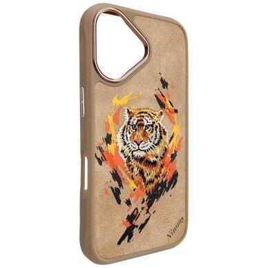iPhone 16 Nimmy Tiger dėklas su MagSafe – rudas 4