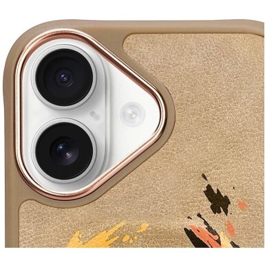 iPhone 16 Nimmy Tiger dėklas su MagSafe – rudas 5