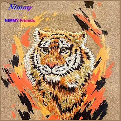 iPhone 16 Nimmy Tiger dėklas su MagSafe – rudas 7