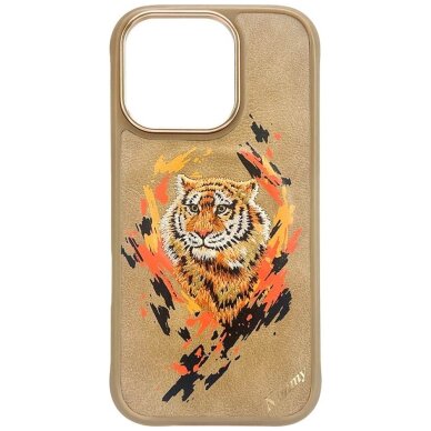 iPhone 16 Pro Nimmy Tiger dėklas su MagSafe – rudas 3