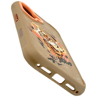 iPhone 17 Nimmy Tiger MagSafe dėklas – šviesiai rudas 3 iPhone 17 Nimmy Tiger MagSafe dėklas – šviesiai rudas 3