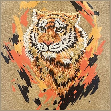 iPhone 17 Pro Max Nimmy Tiger MagSafe dėklas – šviesiai rudas 1