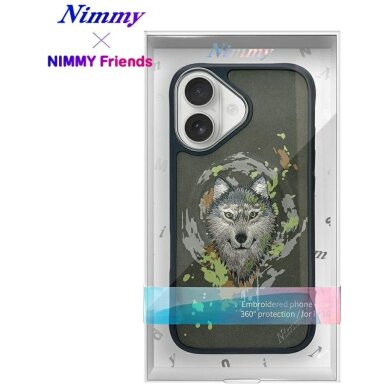 iPhone 16 Nimmy Wilk dėklas su MagSafe – tamsiai pilkas 14