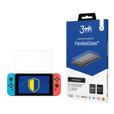 Ekrano apsauga 3mk FlexibleGlass Nintendo Switch Ekrano apsauga 3mk FlexibleGlass Nintendo Switch