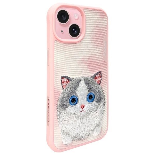 iPhone 15 Nimmy Big Eyed Pet 2.0 Cat dėklas – rožinis 1 iPhone 15 Nimmy Big Eyed Pet 2.0 Cat dėklas – rožinis 1
