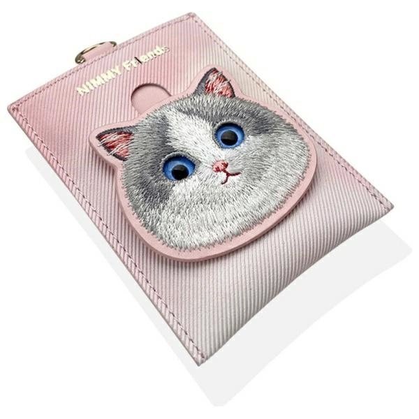 Nimmy Big Eyed Pet 2.0 Cat kortelių dėklas-piniginė – rožinis 2 Nimmy Big Eyed Pet 2.0 Cat kortelių dėklas-piniginė – rožinis 2