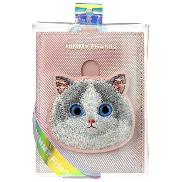 Nimmy Big Eyed Pet 2.0 Cat kortelių dėklas-piniginė – rožinis 6 Nimmy Big Eyed Pet 2.0 Cat kortelių dėklas-piniginė – rožinis 6