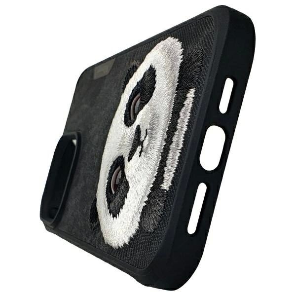 iPhone 15 Pro Nimmy Big Eyed Pet 2.0 Panda dėklas – juodas 5