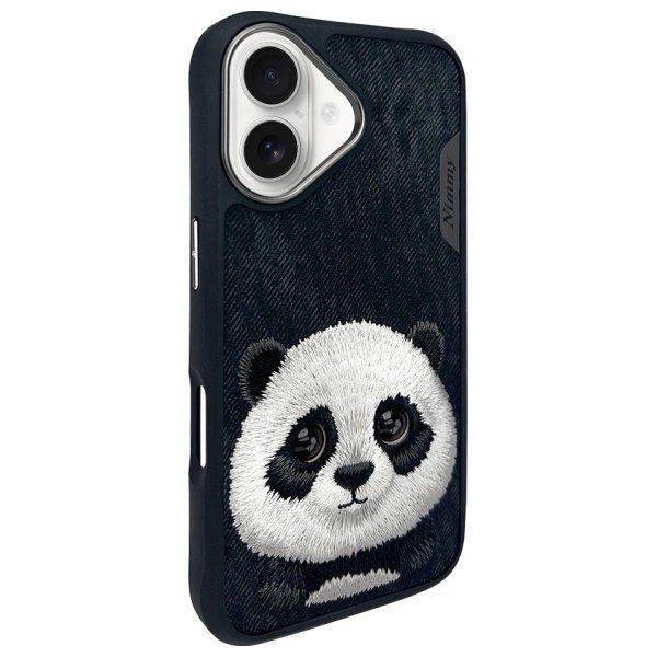 iPhone 16 dėklas Nimmy Big Eyed Pet 2.0 Panda – juodas 1 iPhone 16 dėklas Nimmy Big Eyed Pet 2.0 Panda – juodas 1
