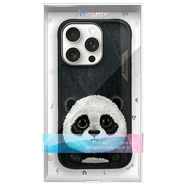 iPhone 16 Pro dėklas Nimmy Big Eyed Pet 2.0 Panda – juodas 8 iPhone 16 Pro dėklas Nimmy Big Eyed Pet 2.0 Panda – juodas 8