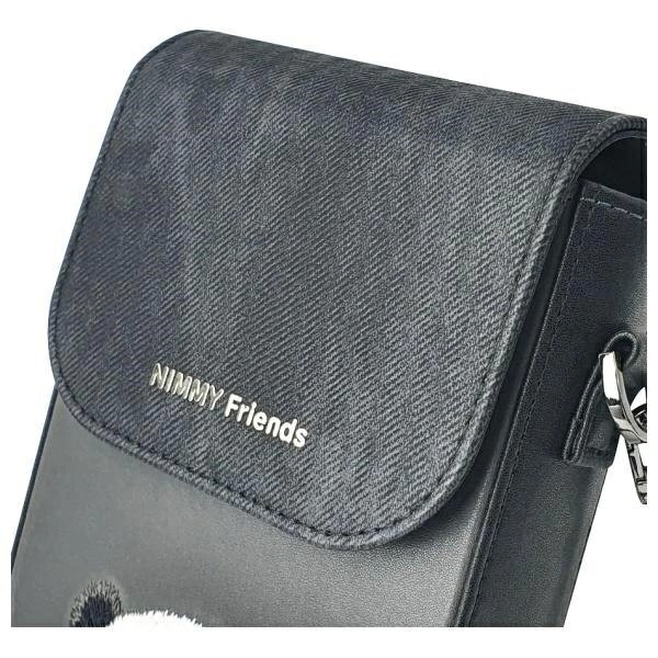 Telefoninė rankinė Nimmy Big Eyed Pet 2.0 Panda – juoda 3