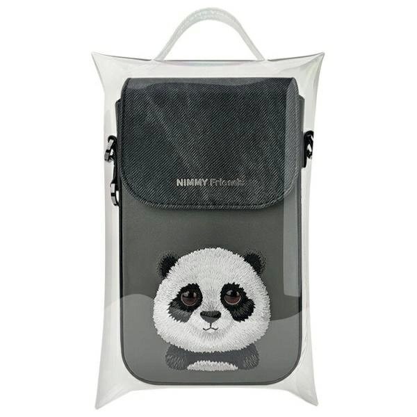 Telefoninė rankinė Nimmy Big Eyed Pet 2.0 Panda – juoda 8