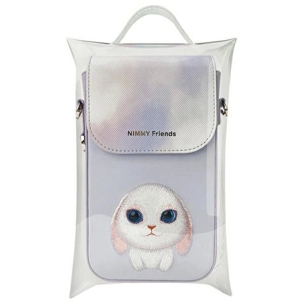 Telefoninė rankinė Nimmy Big Eyed Pet 2.0 Triušis – violetinė 8