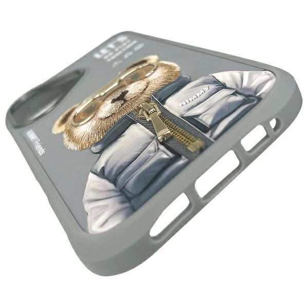 iPhone 16 dėklas Nimmy Cool&Cute 2.0 Bear – pilkas 7 iPhone 16 dėklas Nimmy Cool&Cute 2.0 Bear – pilkas 7
