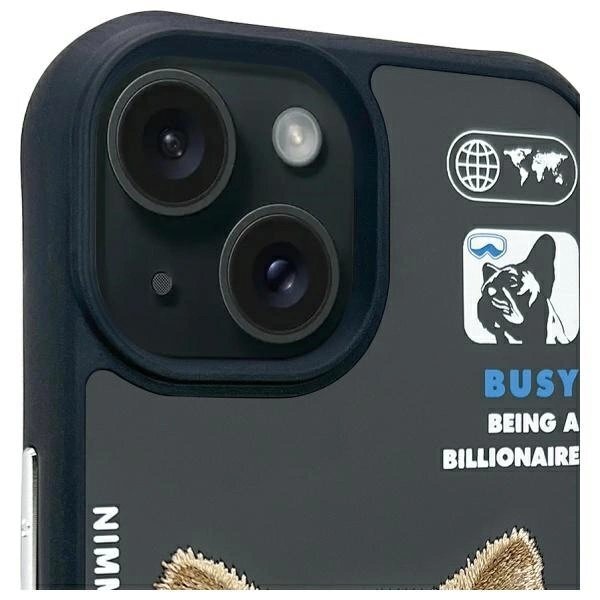 iPhone 15 Nimmy Cool&Cute 2.0 dėklas – juodas 2 iPhone 15 Nimmy Cool&Cute 2.0 dėklas – juodas 2