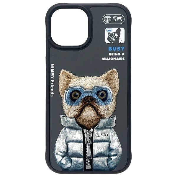 iPhone 15 Nimmy Cool&Cute 2.0 dėklas – juodas 3 iPhone 15 Nimmy Cool&Cute 2.0 dėklas – juodas 3