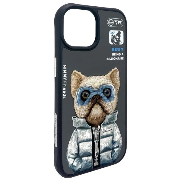 iPhone 15 Nimmy Cool&Cute 2.0 dėklas – juodas 5 iPhone 15 Nimmy Cool&Cute 2.0 dėklas – juodas 5