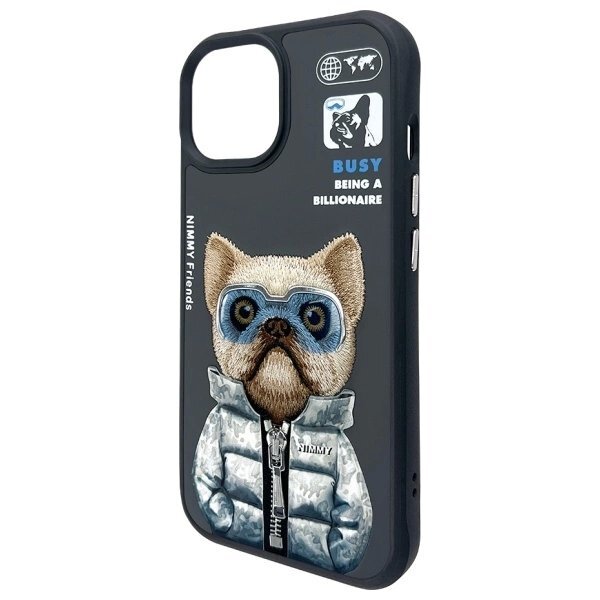 iPhone 15 Nimmy Cool&Cute 2.0 dėklas – juodas 6 iPhone 15 Nimmy Cool&Cute 2.0 dėklas – juodas 6