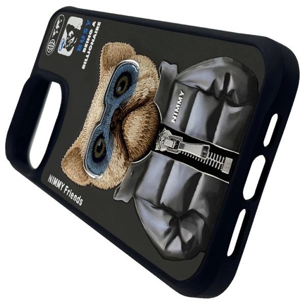 iPhone 15 Pro Max Nimmy Cool & Cute 2.0 Dog dėklas – juodas 7