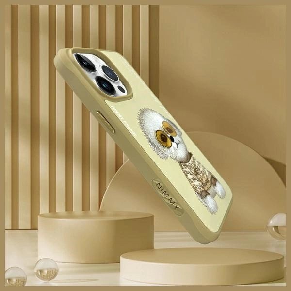 iPhone 15 Pro Nimmy Glasses Cool dėklas – smėlio spalvos 8 iPhone 15 Pro Nimmy Glasses Cool dėklas – smėlio spalvos 8