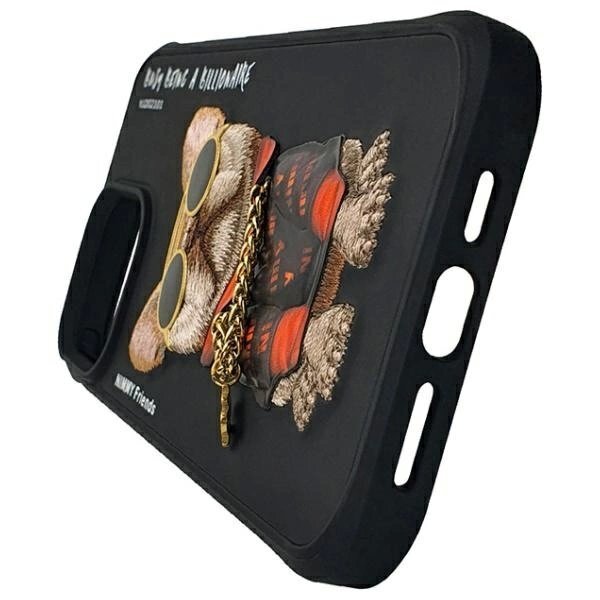 iPhone 15 Pro Max Nimmy Glasses Cool dėklas – juodas 5