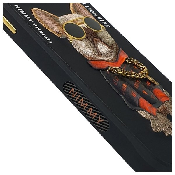 iPhone 15 Pro Nimmy Glasses Cool Dog dėklas – juodas 4 iPhone 15 Pro Nimmy Glasses Cool Dog dėklas – juodas 4