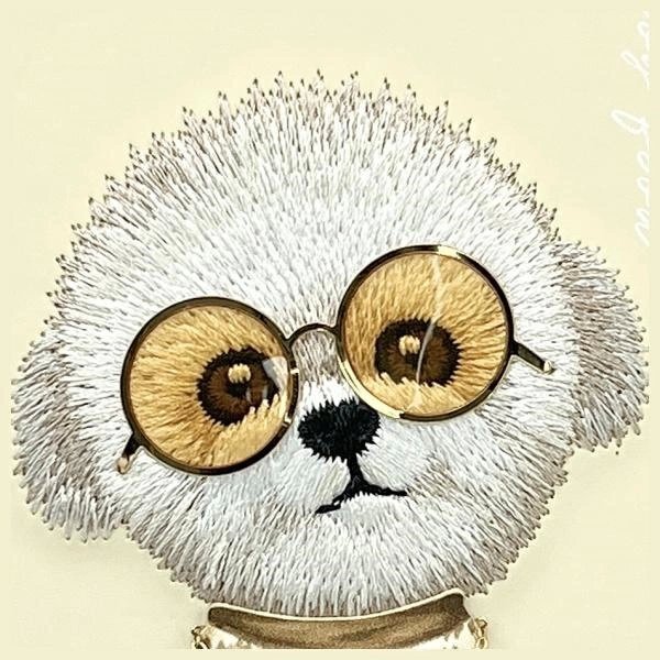 iPhone 15 Nimmy Glasses Cool dėklas – smėlio spalvos 10