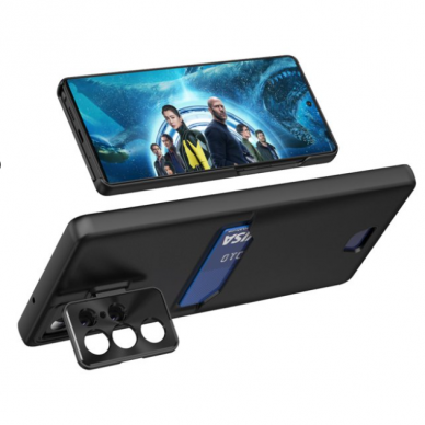 Odinis dėklas Samsung Galaxy S23 Ultra juodas Odinis dėklas Samsung Galaxy S23 Ultra juodas