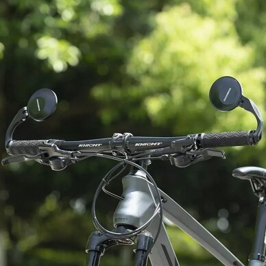 [Užsakomoji prekė] Oglinda pentru Bicicleta - RockBros 360 Adjustable Angle (FK-272) - Juodas 4