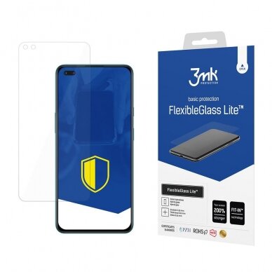 Lankstus apsauginis stiklas 3mk FlexibleGlass Lite OnePlus Nord 5G