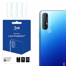 Apsauginis stikliukas kamerai 3MK Oppo Reno 3 Pro 4 vnt.