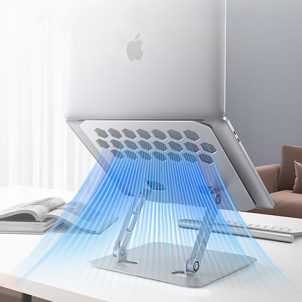 Nešiojamo kompiuterio stovas Orico LST02I – sidabrinis 3 Nešiojamo kompiuterio stovas Orico LST02I – sidabrinis 3