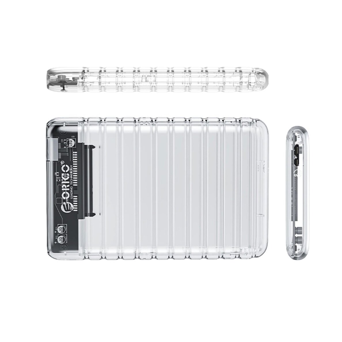 Išorinis disko korpusas Orico 2139U3-V1 2.5" HDD/SSD USB Micro-B 5Gb/s – permatomas 1