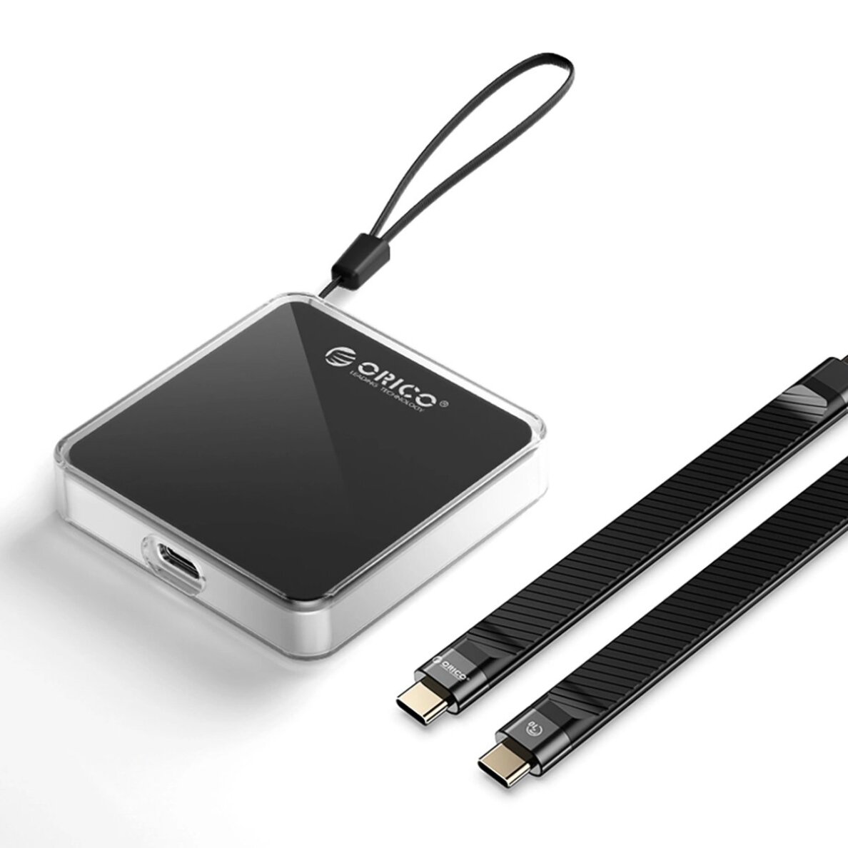 Diskų korpusas Orico AP30-G2 M.2 NVME magnetinis MagSafe USB-C 3.2 – juodas Diskų korpusas Orico AP30-G2 M.2 NVME magnetinis MagSafe USB-C 3.2 – juodas