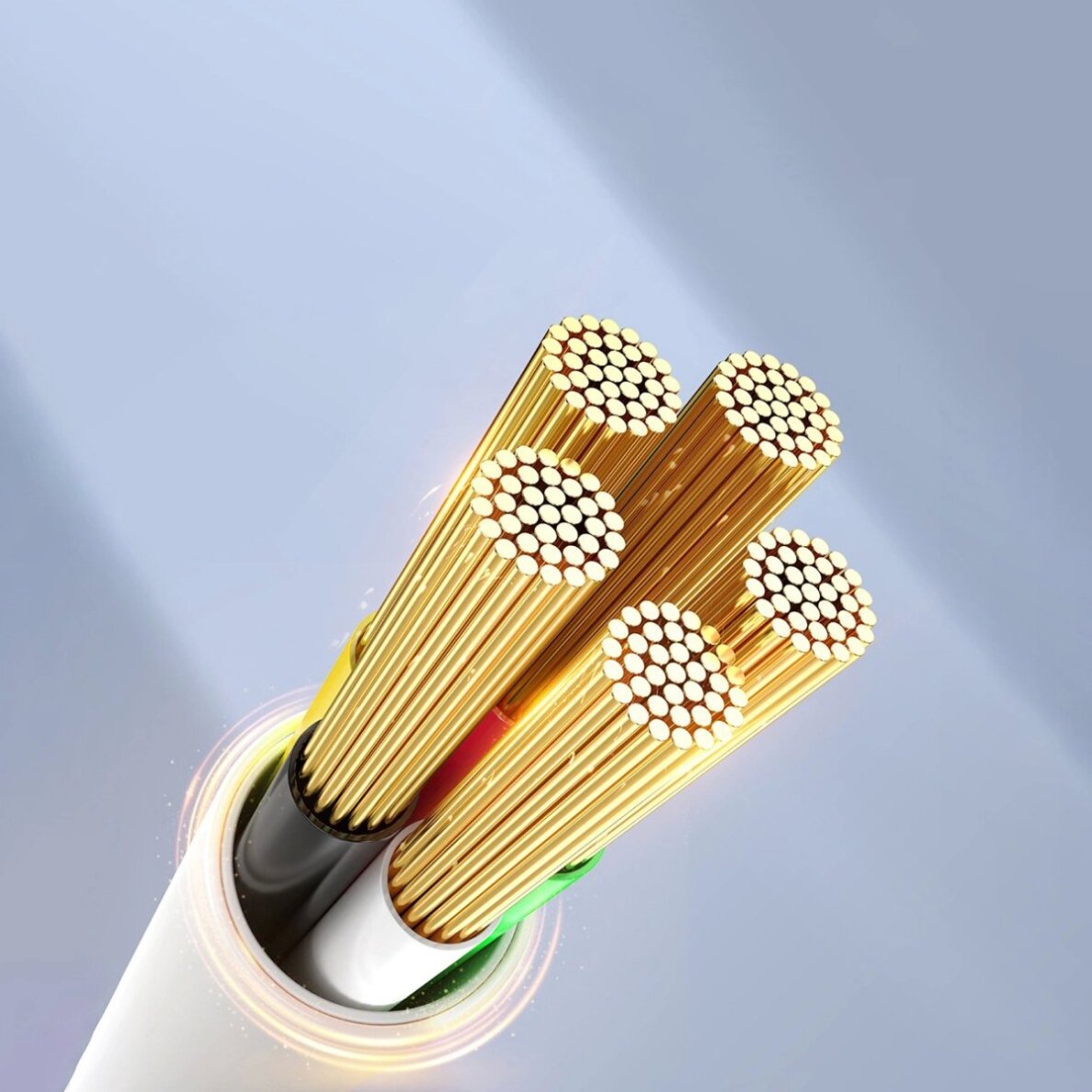 Įkrovimo kabelis Orico CDX 100W 5A Power Delivery USB-C – USB-C 1m – baltas 6