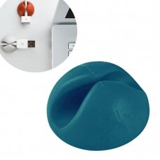 Organizator Cabluri Universal de Birou - Techsuit - Blue