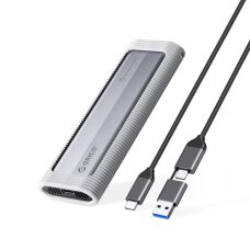 Diskų dėklas Orico AXM2F-V1 M.2 NGFF USB-C 5Gb/s – pilkas