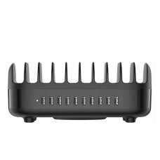 Įkrovimo stotelė Orico DUK-10P-V1 Smart Charging Station 10x USB-A – juoda