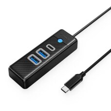 USB-C šakotuvas Orico PWC2U-C3 / 2x USB-A 3.0 + 1x USB-C 3.0 – juodas