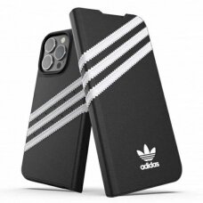 Originalus Adidas dėklas OR Booklet Case PU iPhone 13 Pro / 13 6,1"   Juodas Baltas 47112