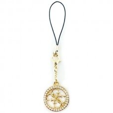 Originalus dėklas Guess Dėklas GUCPM4DRD Phone Apyrankė 4G Rhinestone Charm